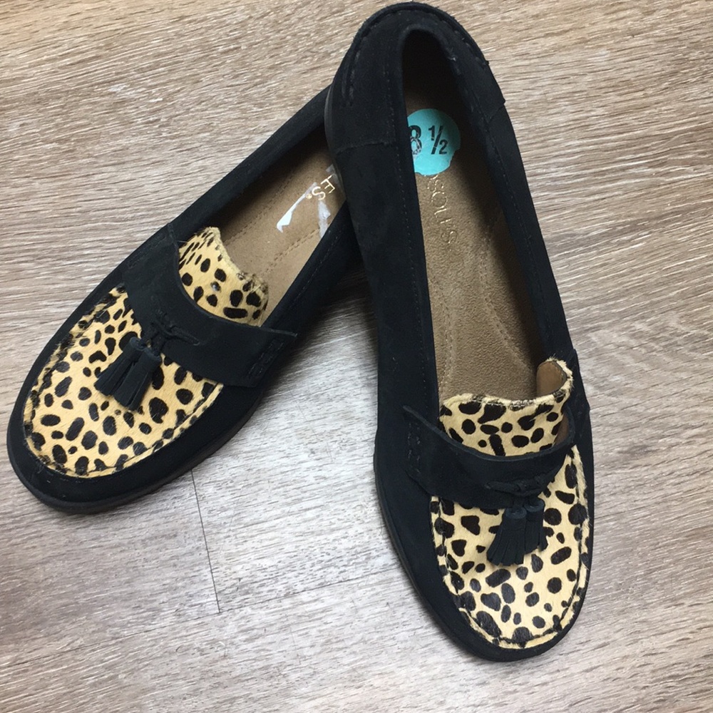 Leopard Aerosole Loafers